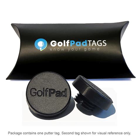 single putter golf pad tags